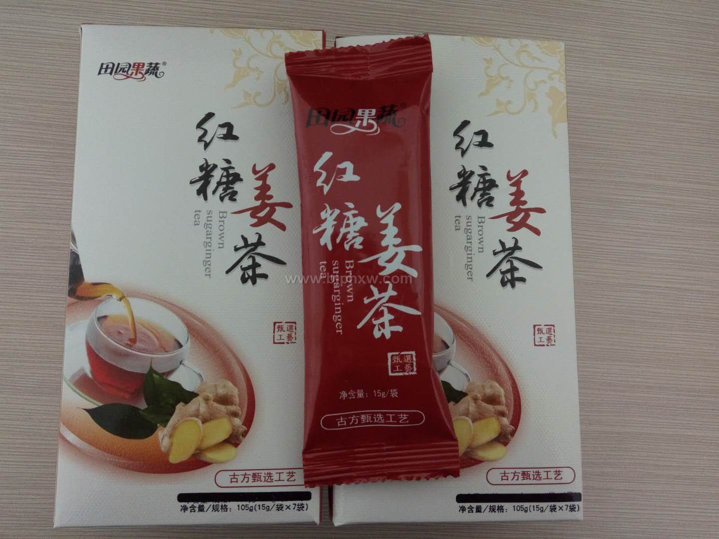 田園果蔬紅糖姜茶