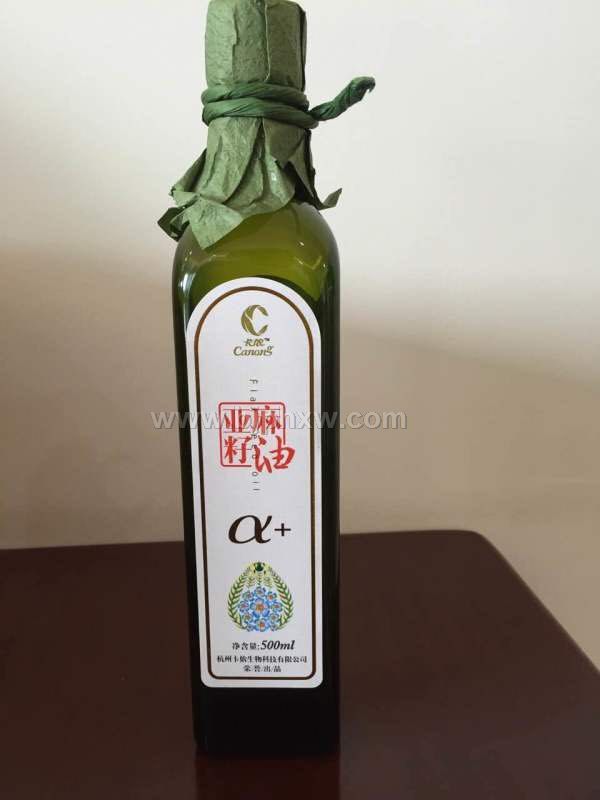 卡儂冷榨亞麻籽油（與金亞麻速溶粉、金亞麻調(diào)和油同一廠家）