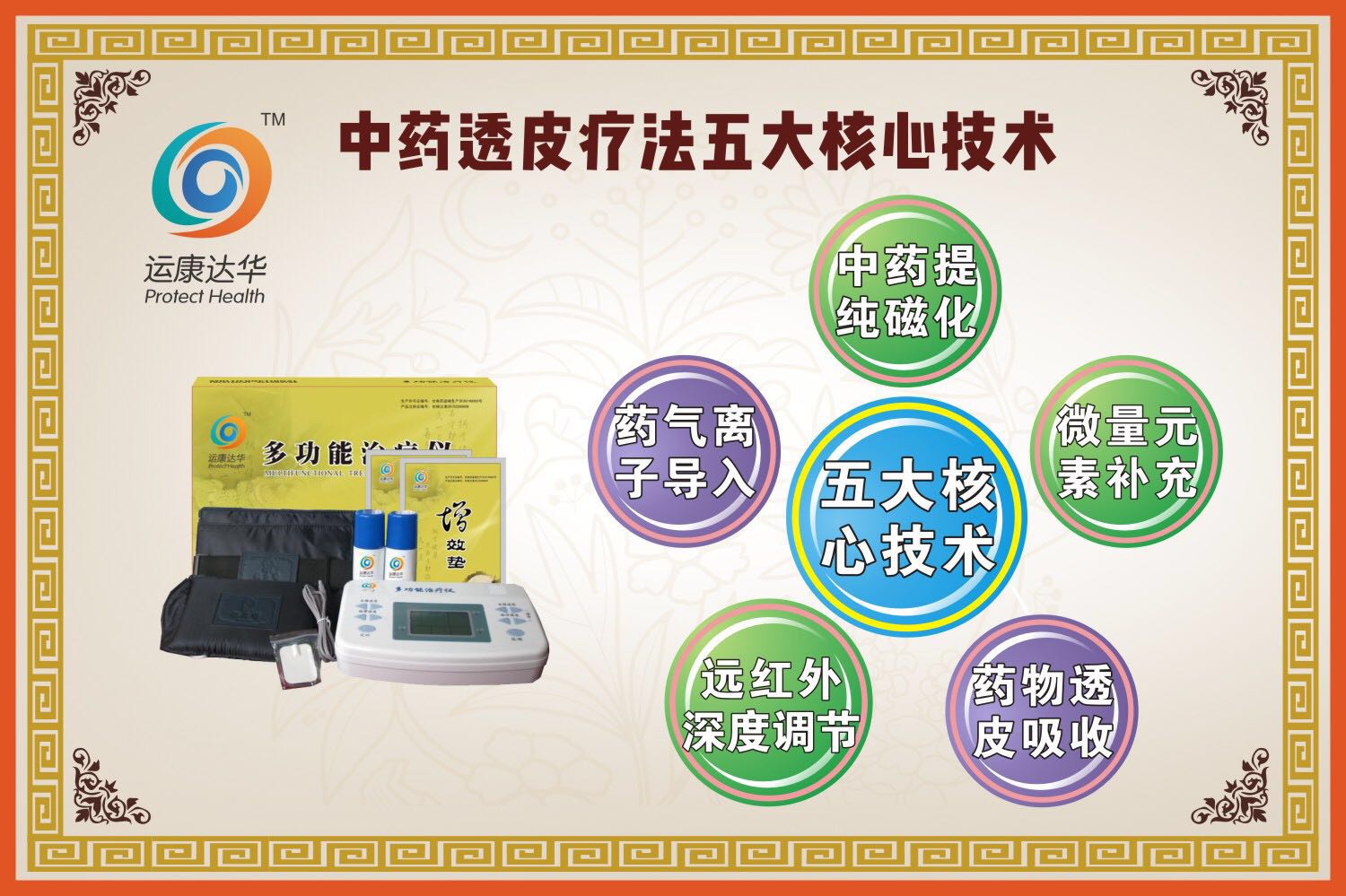 天水市中醫(yī)藥研究所➕康達(dá)中醫(yī)透藥 運康達(dá)華中藥提速多功能治療儀