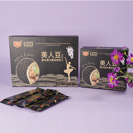美人豆復(fù)合蛋白黑豆?jié){粉固體飲品承接貼牌定制代加工！