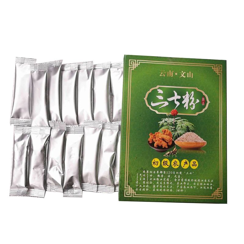 臣瑪100克（5克x20條）三七粉初級(jí)農(nóng)產(chǎn)品簡(jiǎn)易分裝