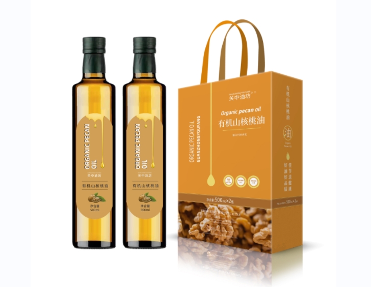 500ML*2瓶有機山核桃油禮盒