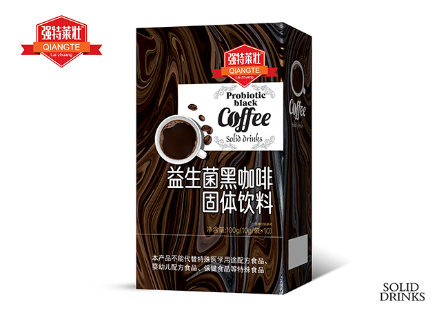 益生菌黑咖啡固體飲料